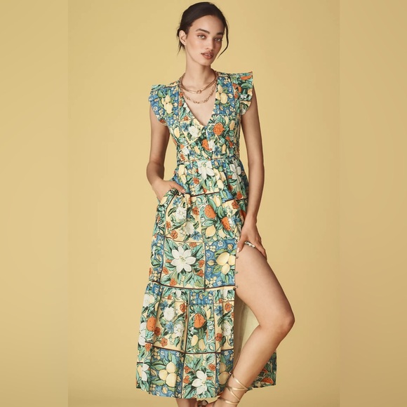 Anthropologie Dresses & Skirts - NWT Size S - Anthropologie The Peregrine Midi Dress 100% Cotton (NWT US$ 160)